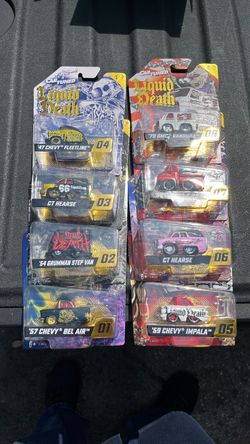Car tuned liquid death series 1 complete set diecast
