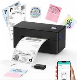 Bluetooth Shipping Label Printer 4x6, Wireless Thermal Label Maker
Compatible with iPhone, Android, Windows & Mac, Widely Used for USPS UPS Amazon Sho