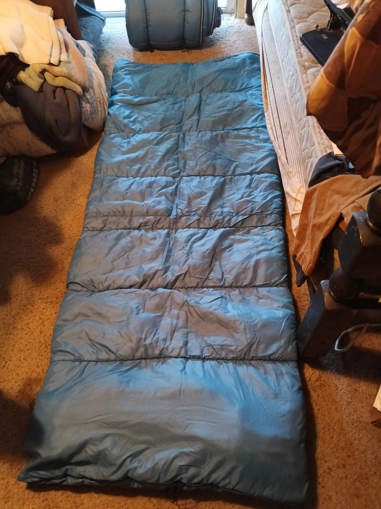 Vintage old school sleeping bags