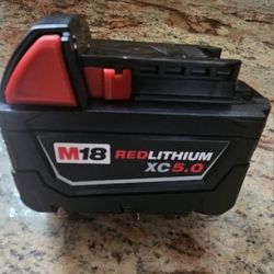 Milwaukee M18 Battery 5.0amp
