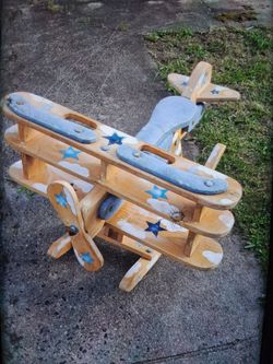 Toddler airplane rocker