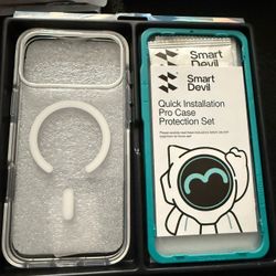 Smart Devil Clear MagSafe Phone Case with Bumper