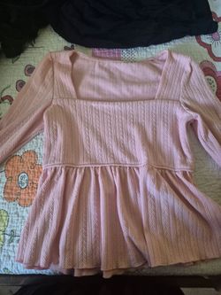 Pink cute top