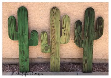 3' wood cactus
