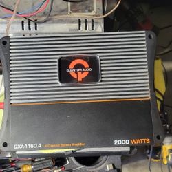 Quantum Audio 4 Channel 2000 Watts 