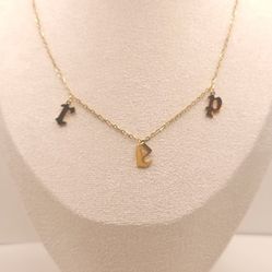 Yellow Gold Plated Necklace