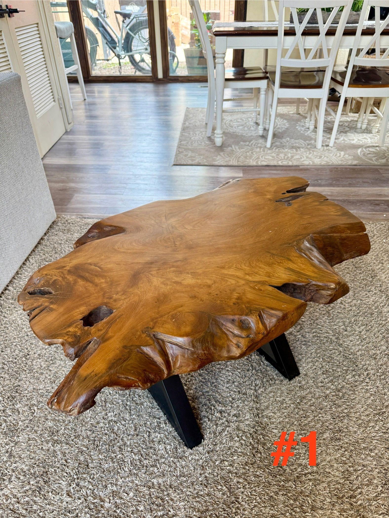 Live Edge Wood Coffee Table