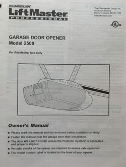 LIFTMASTER GARAGE DOOR REMOTES