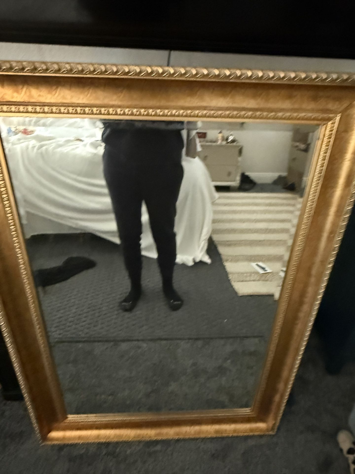 Gold Framed Mirror 49.5 X 35