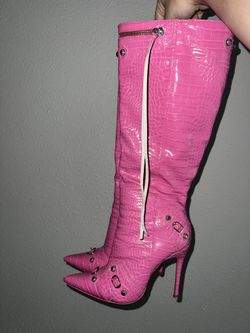 Balenciaga Pink Boots