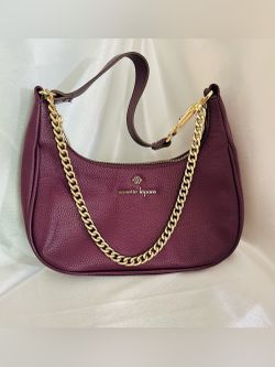 Nanette Lepore Natasha Crescent Baguette Shoulder Bag