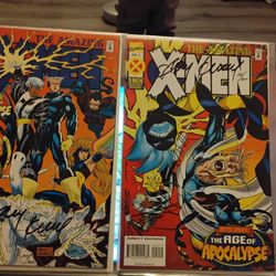 Autographed X Men Lot