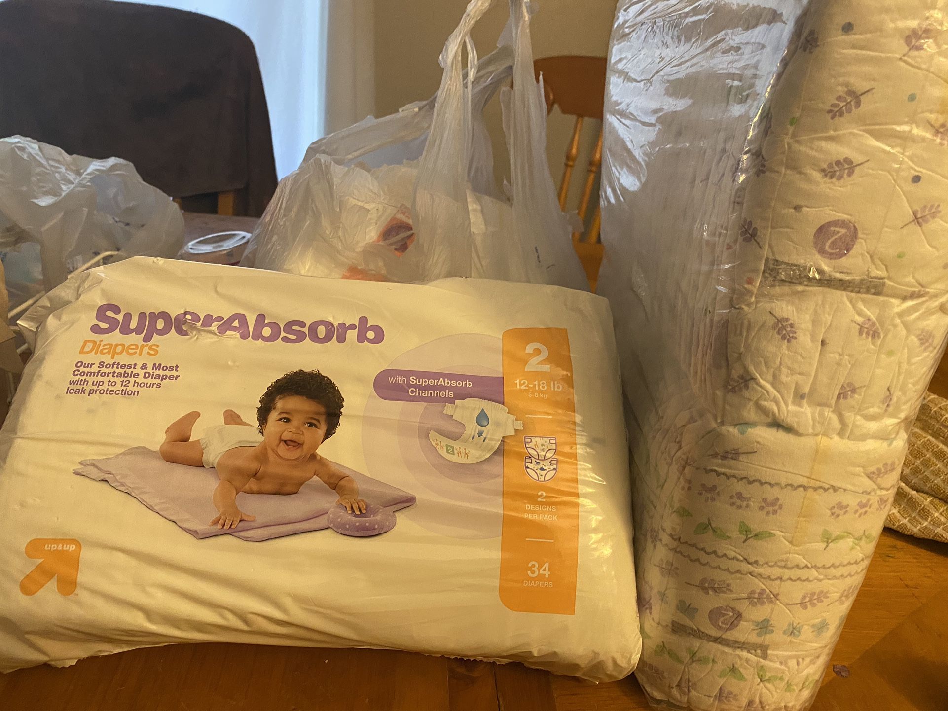 Free Size 2 Diapers 