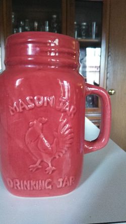 Rare ceramic Mason jar