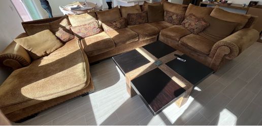 Couch with Pillows all included