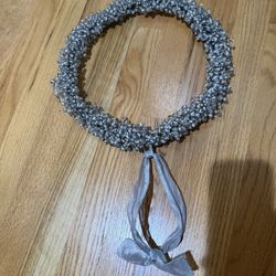 Glass Beaded Wreath Christmas Holiday Decoration Home Decor 