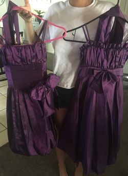 Purple formal dress for girls