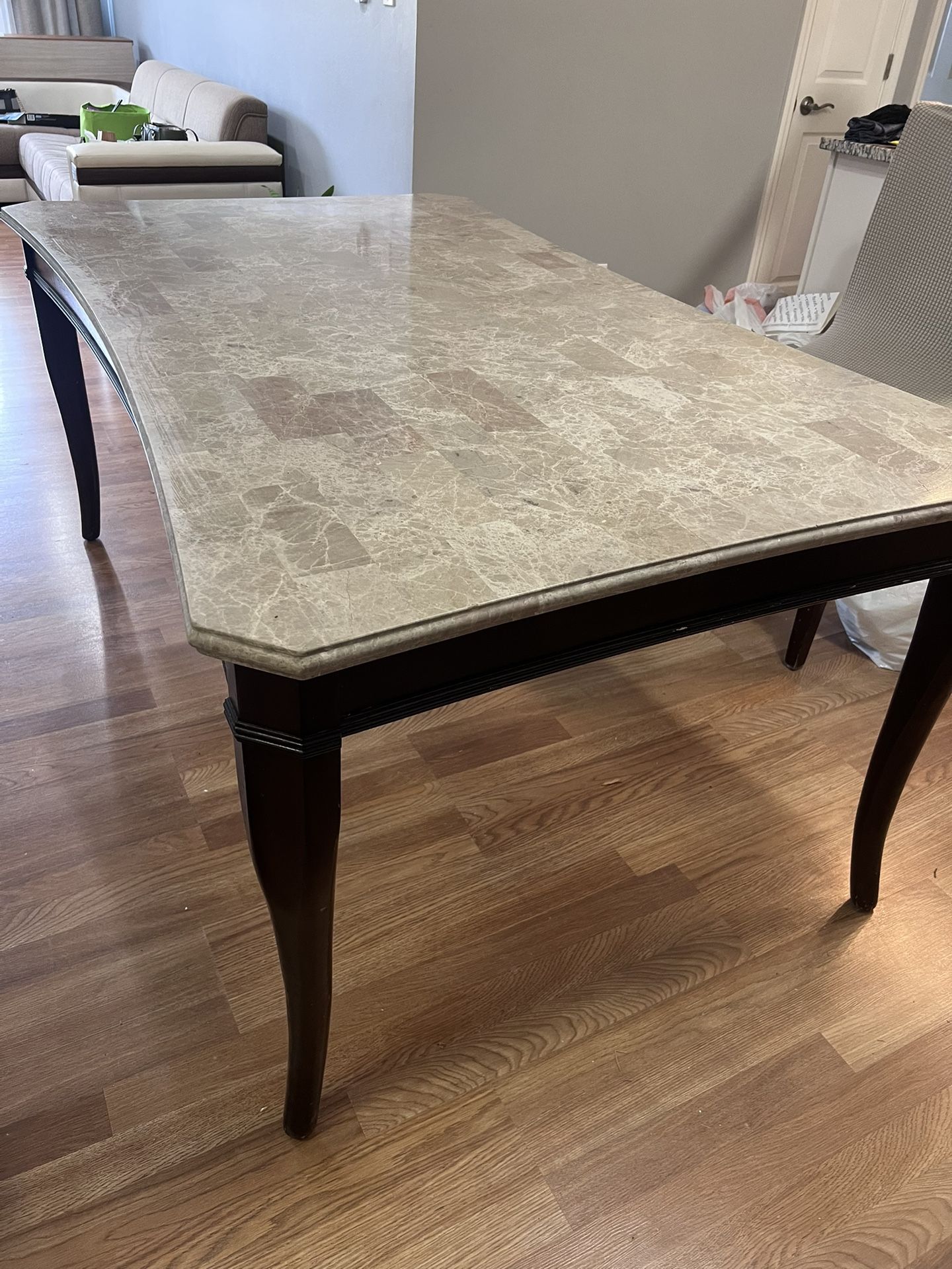 Dining Table W/Stone Top