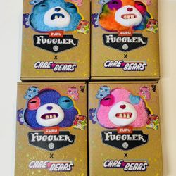 Zuru Fuggler X Care Bears TOGETHERNESS BEAR SHARE BEAR CHEER BEAR GRUMPY LOT SET