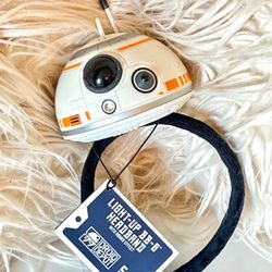 Star Wars Galaxy's Edge BB-8 light up headband Sound Effects Disney Parks White