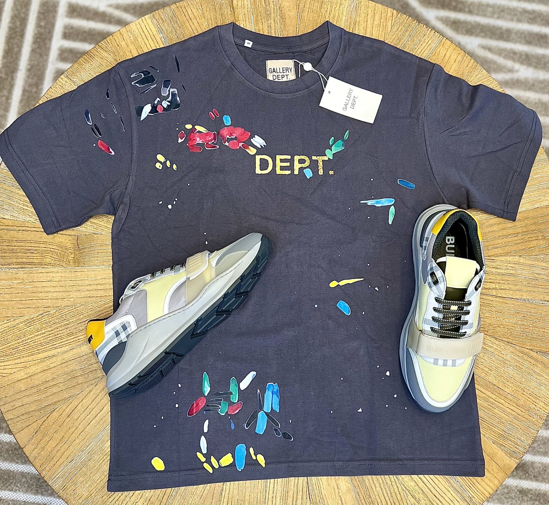 Gallery Department Shirt With Burberry Shoes Brand New With Box Obo