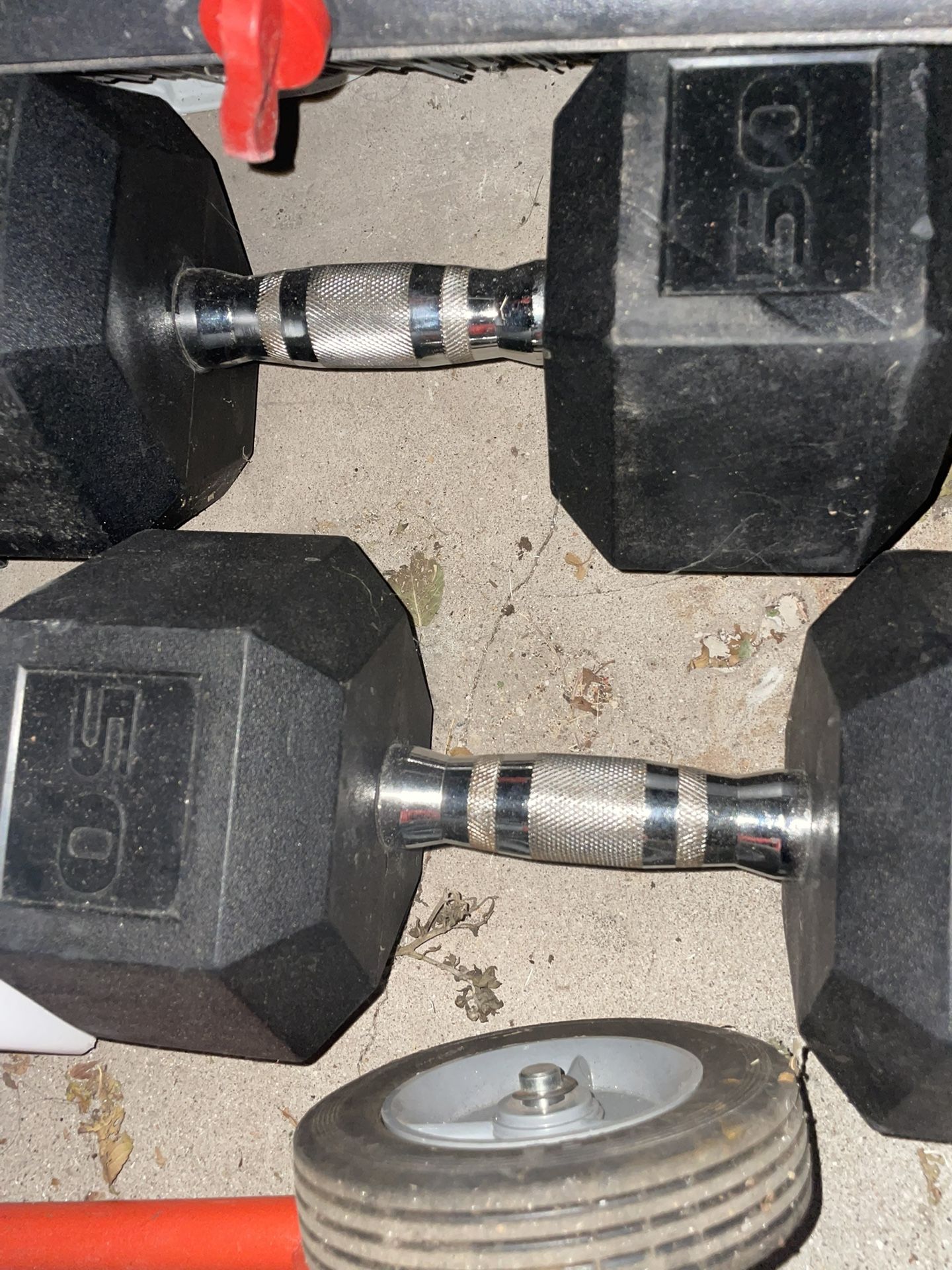 Weights 50 Lbs Each