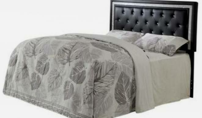 Leather Diamond headboard queen