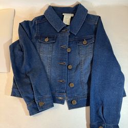 Cynthia Rowley Denim Children’s Jean Jacket Sz 4  XS NWT