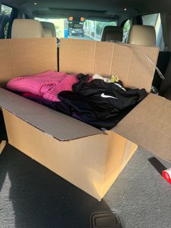 Box Full Of Clothing