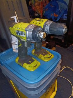 Ryobi drill set