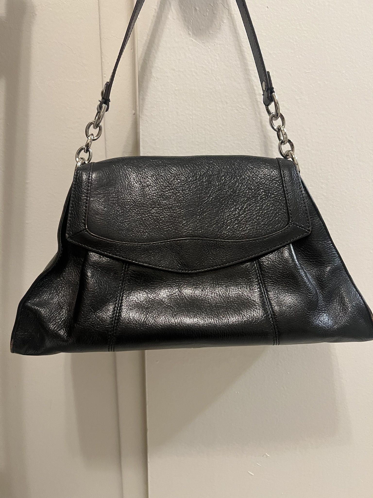 Hobo Black Leather Bag