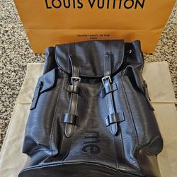 LOUIS VUITTON Supreme Backpack Leather Bag