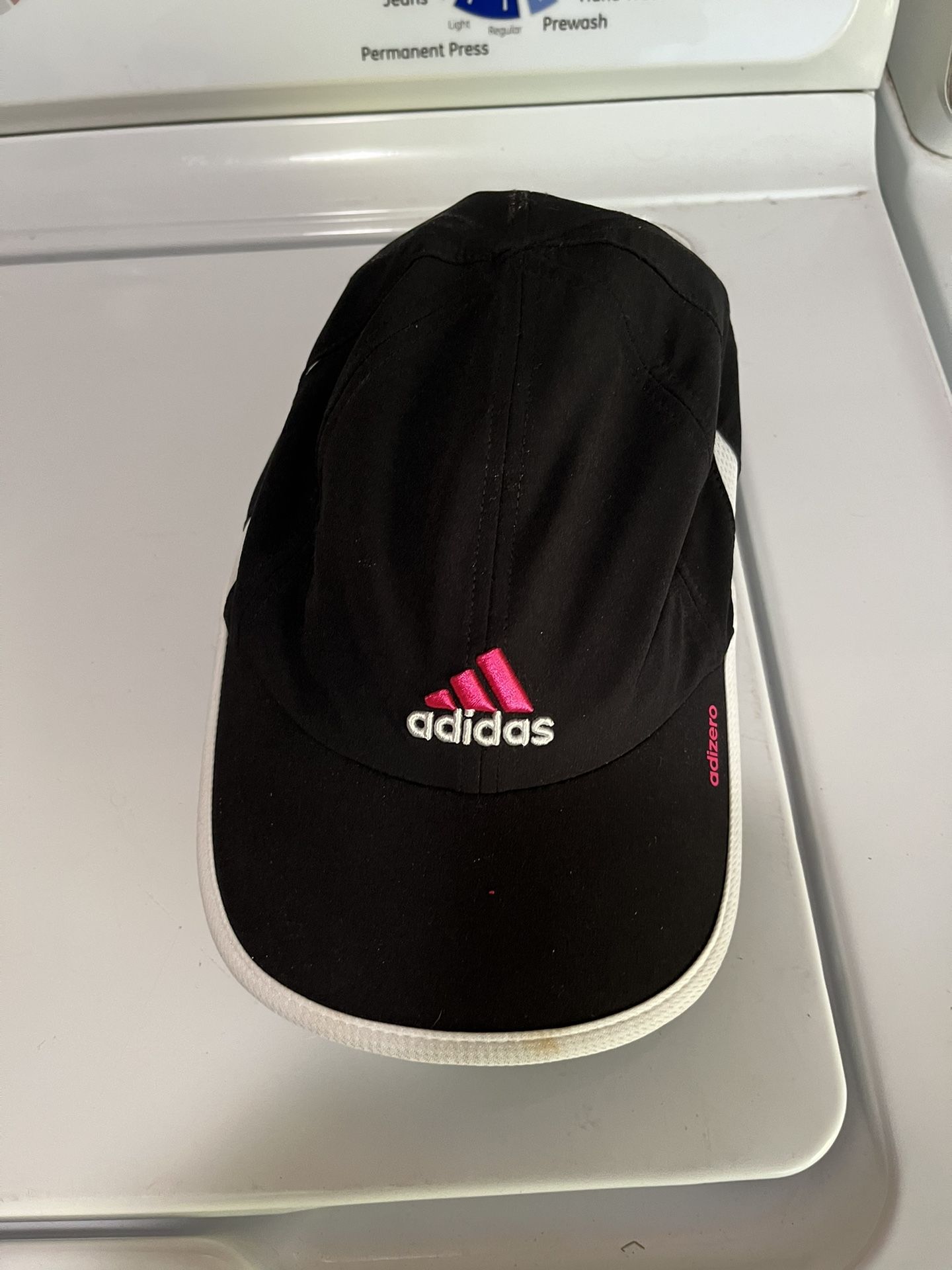 Adidas pink and black running/ workout adjustable hat