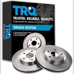 Front Disc Brake Rotor Pair Set