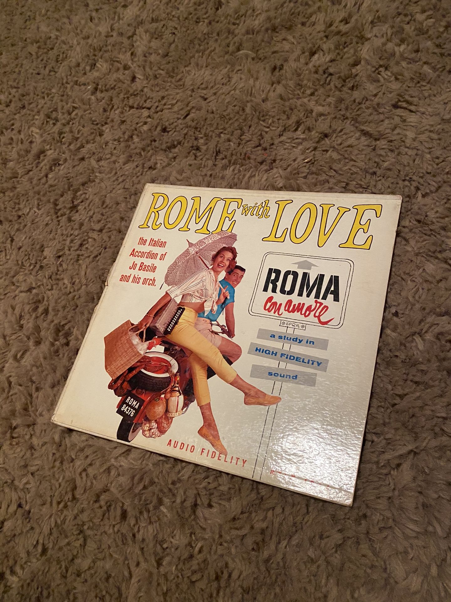 LP Vinyl - Jo Basile - Rome with Love -