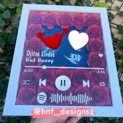 Flower Shadow Box Spotify 
