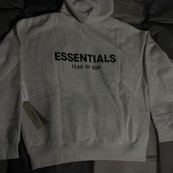 Essential light oatmeal hoodie