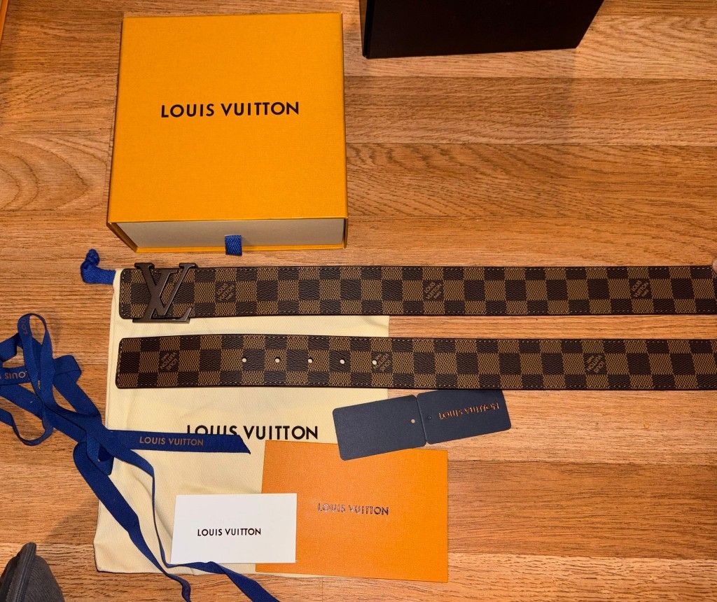 Brown Damier Belt