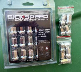 Sickspeed Extended Tuner Lug Nuts – 12x1.50 Chrome Set