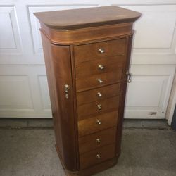 Large Freestanding Jewelry Chest