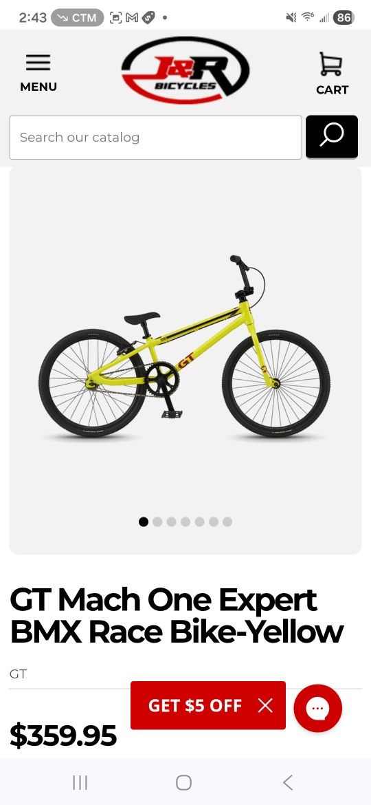 GT Mach One 1 Bike 24" Inch