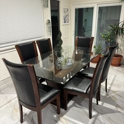6 chair dining table