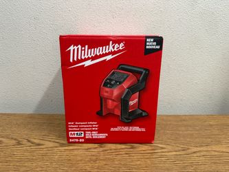 Milwaukee 2475-20 M12 12-Volt Lithium-Ion Cordless Electric Portable Inflator (Tool-Only)
