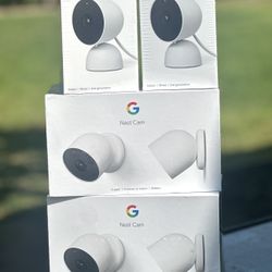 6 PACK- Google Nest Cameras NEW cams in Box Unopened 2nd Gen