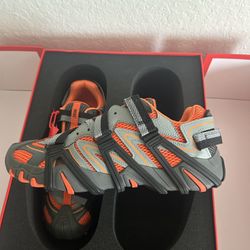 Diesel S-Prototype-CR Mens Orange Synthetic Lifestyle Sneakers Shoes