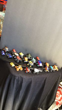 Collectible miniature monster trucks