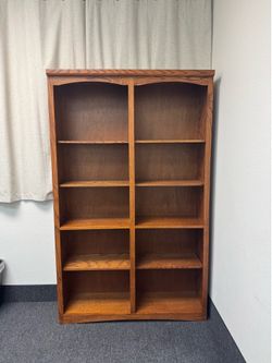 Large Walnut Bookshelves