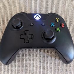 OEM Microsoft Xbox One Wireless Controller + Batteries  (Black)