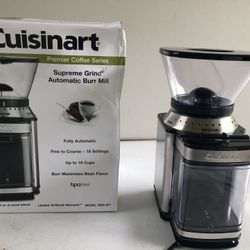 Cuisinart - Supreme Grind Automatic Burr Mill - Silver Model: DBM-8P1