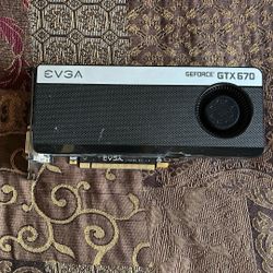 EVGA GTX 1070 GeForce Card. DVI and HDMI Inputs 